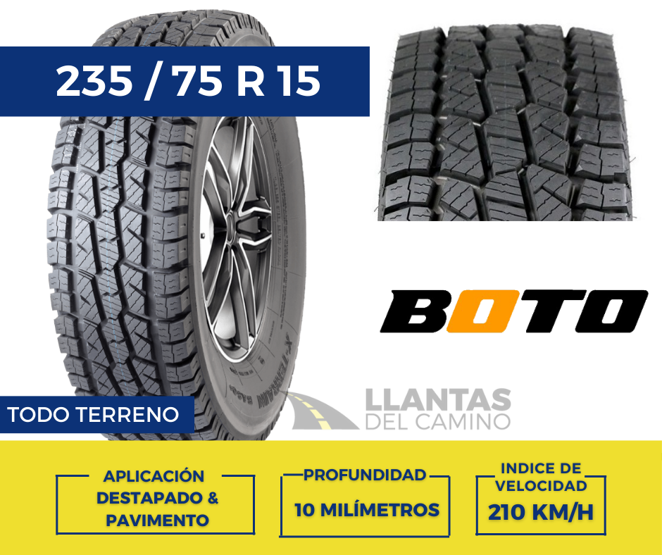 235/75R15 BOTO XTERRAIN BA80+