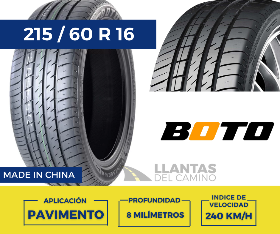 215/60R16 GENESYS 228 BOTO