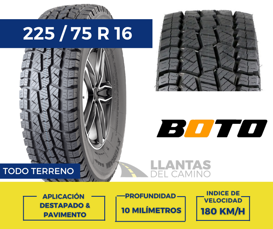 225/75R16 BOTO XTERRAIN BA80+