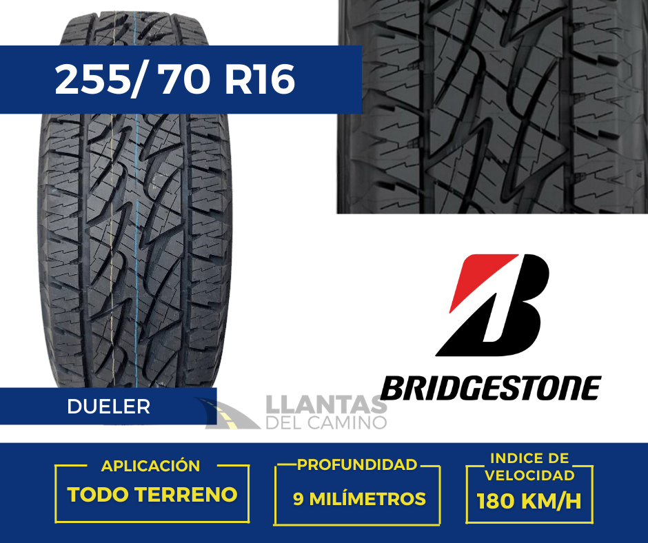 255/70R16 DUELER AT696 REVO 2 BRIDGESTONE